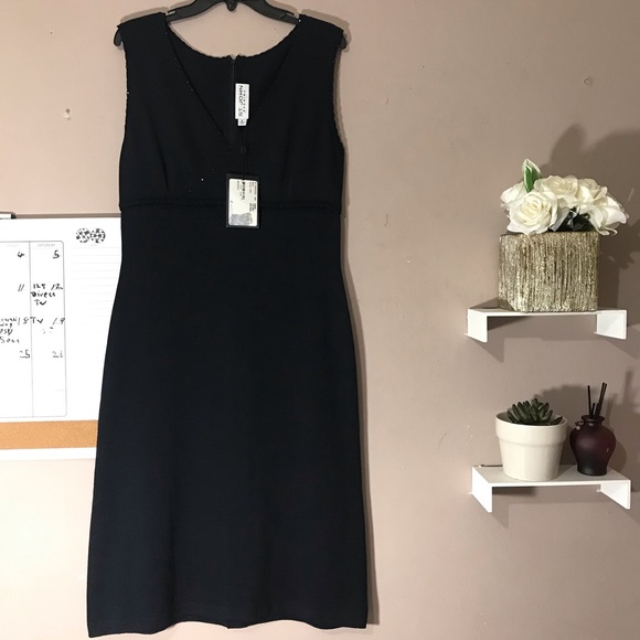 St. John Dresses & Skirts - ST. John Evening Black Cocktail Dress Santana